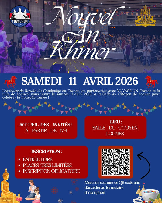 Khmer New Year 2026 Celebration in Lognes, France